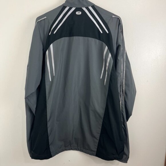 Sugoi Track-Style Cycling Reflective Grey Shell Jacket Men's Size XL - Picture 6 of 8